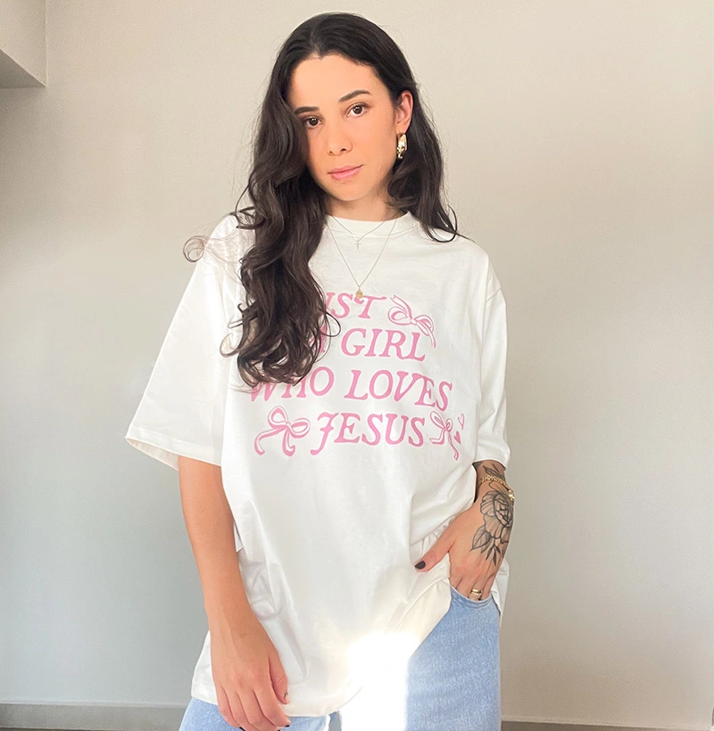 Tshirt Oversized Just A Girl 