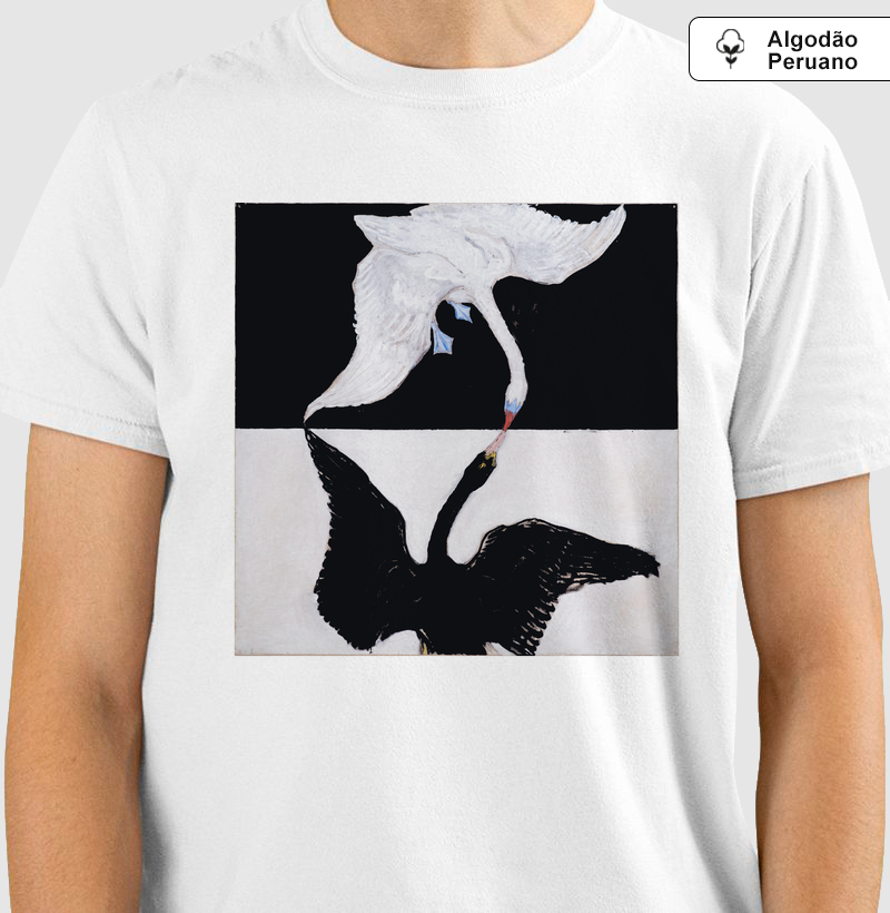 Camiseta Hilma af Klint The Swan | Algodão Peruano Premium