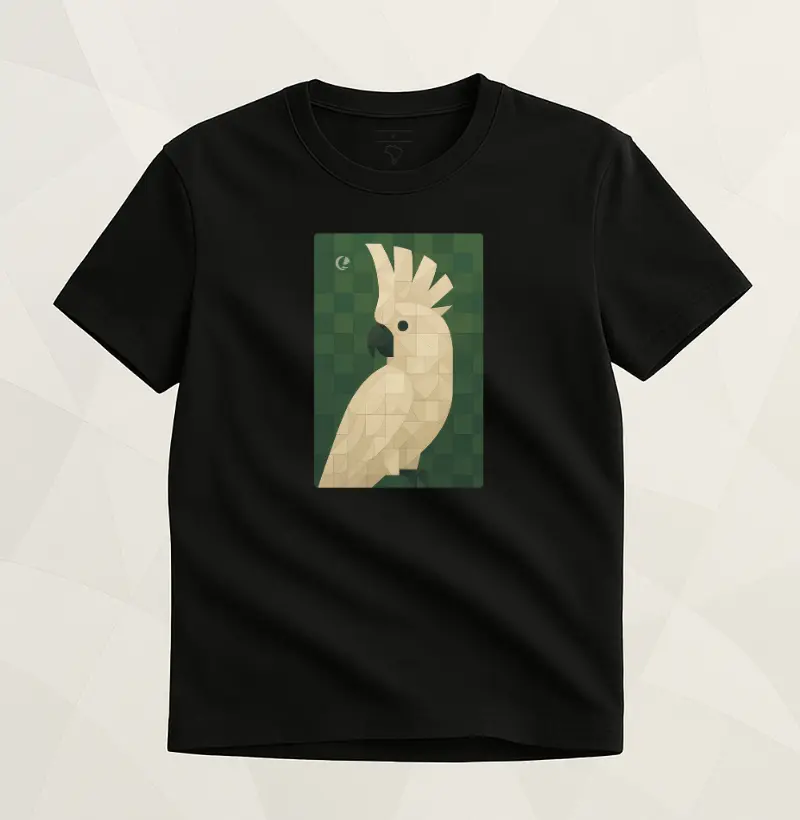 Camiseta Cacatua - Geométrico
