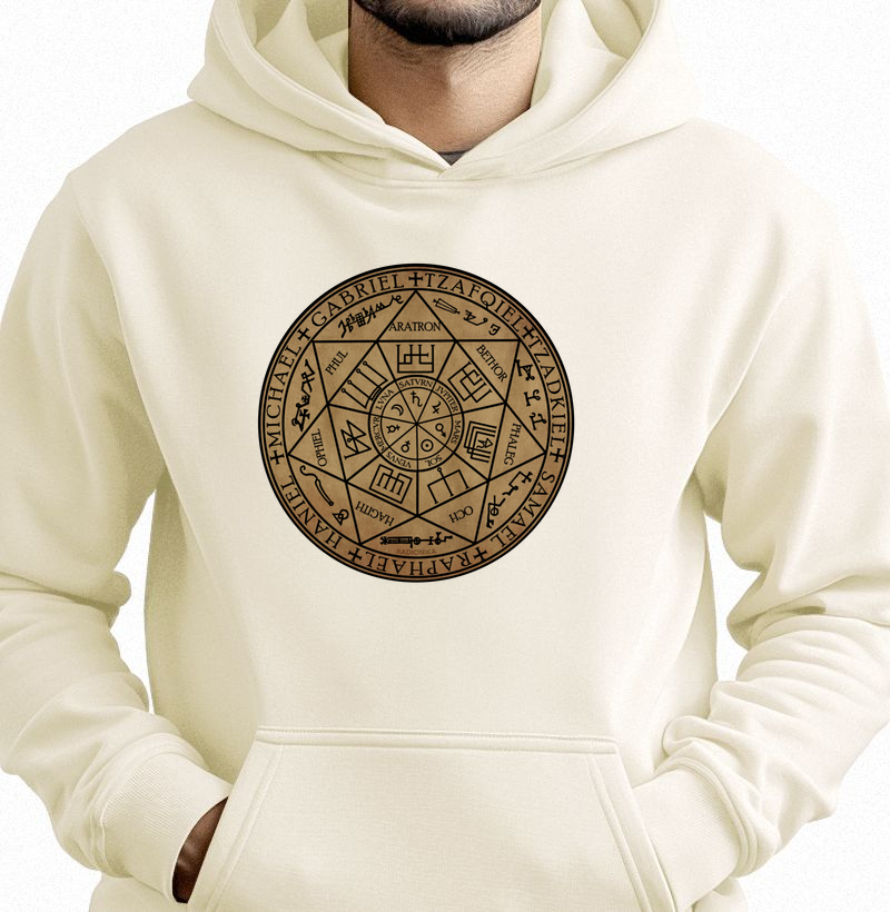 Hoodie Moletom Sete Arcanjos – Proteção Divina – Estampa Radiônica Unissex
