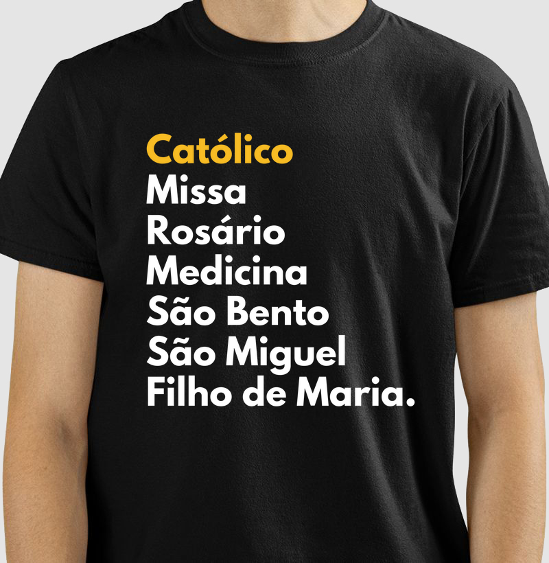 Católico, Missa, Rosário, Medicina, São Bento, São Miguel, Filho de Maria.