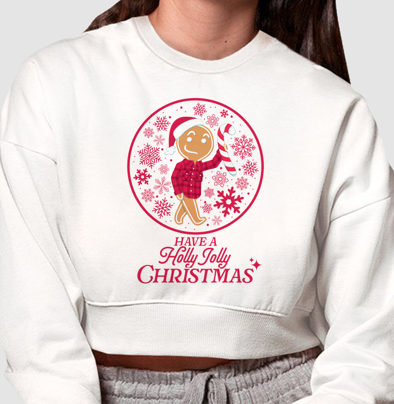 Cropped Moletom Natal Cookie 1