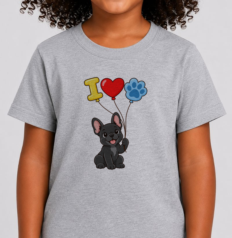 Eu Amo Cachorro - Camiseta Infantil