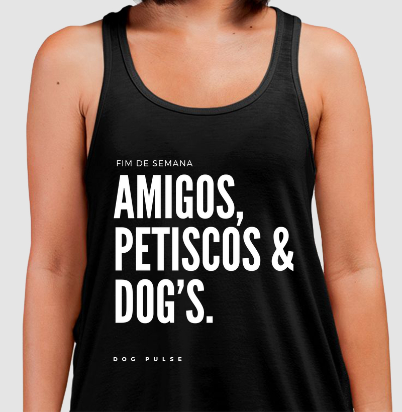 Camiseta Regata Dog Pulse Pawsitivity Collection FDS – Weekend Vibes