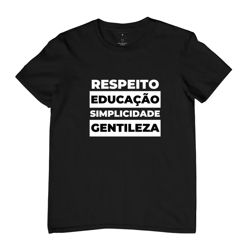 RESPEITO EDUCAÇÃO SIMPLICIDADE E GENTILEZA