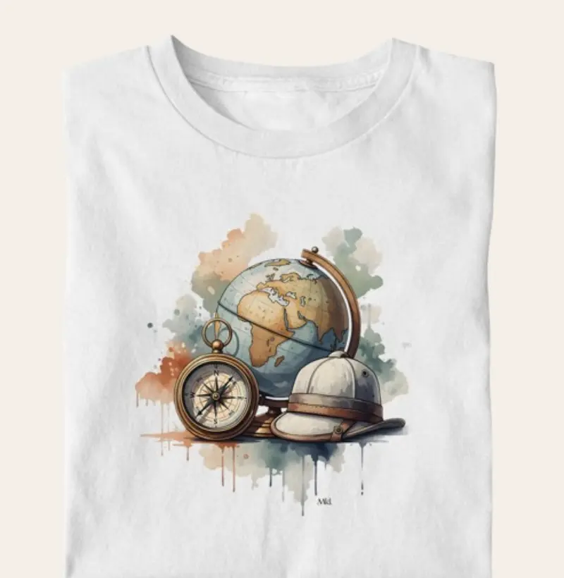 Camiseta Algodão Premium - Espírito Aventureiro  