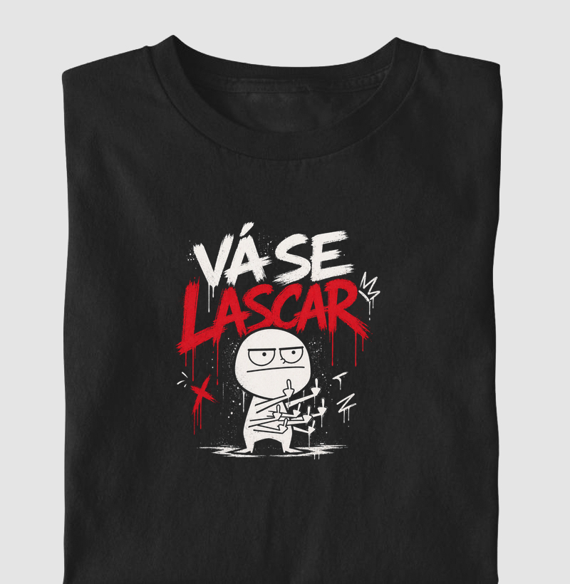 Camiseta Vá se Lascar (2) | OxenteWear