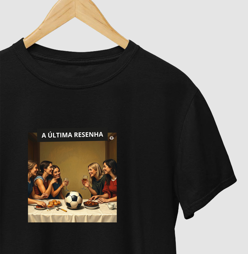 feminina de futebol estampa "última resenha" joga bonita