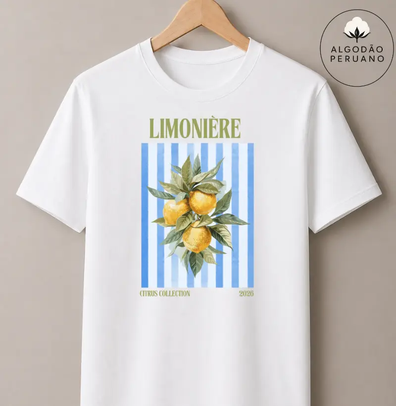 Camiseta Algodão Peruano - Limonìere 