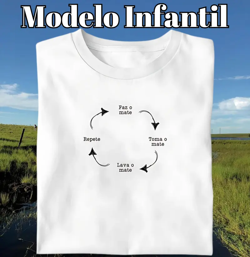 Camiseta O ciclo do Mate (Infantil)