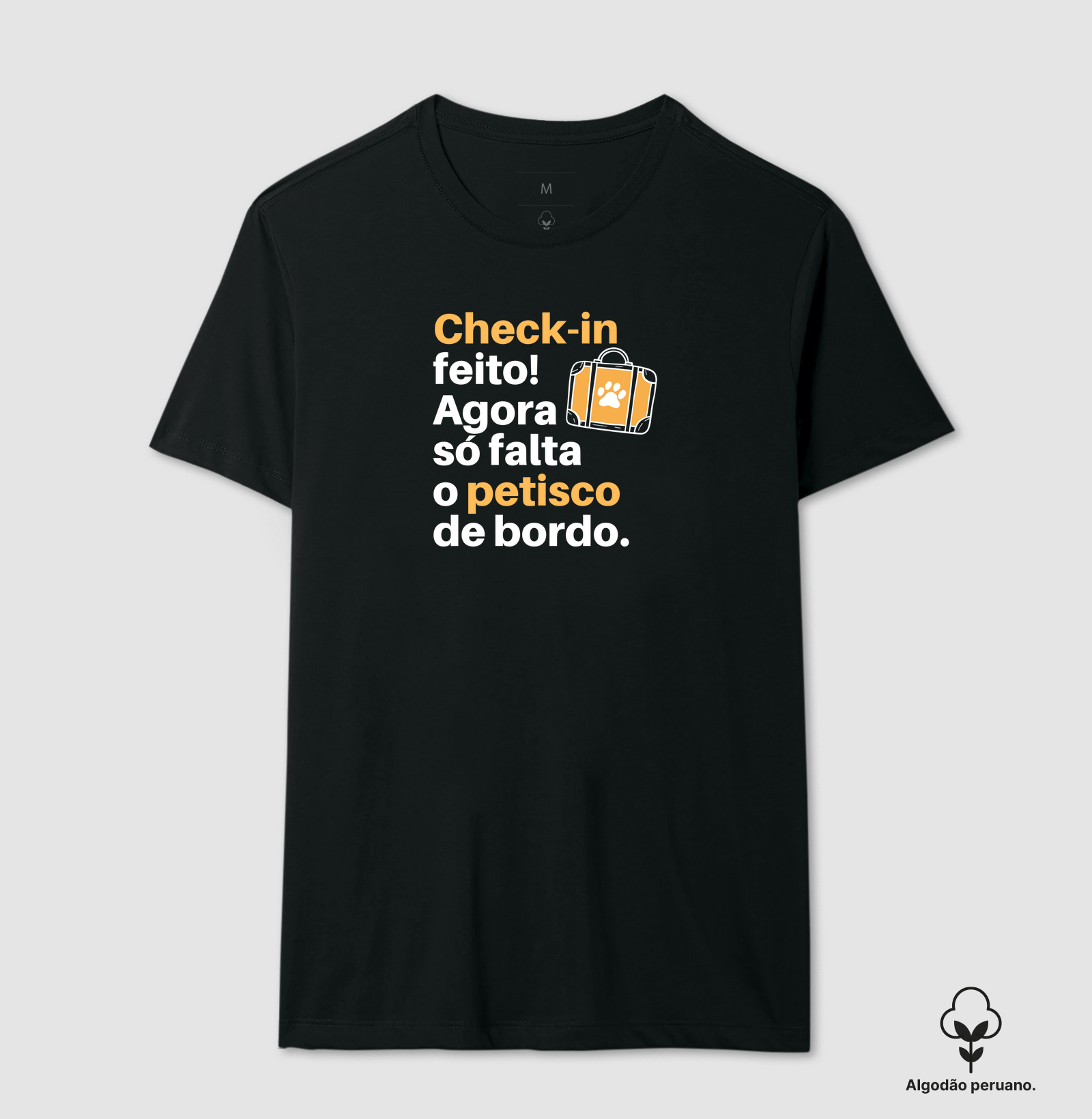 Só falta o petisco de bordo