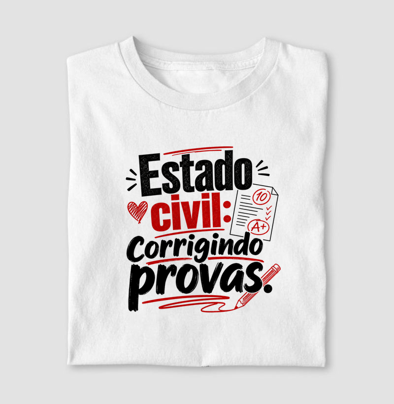 Estado civil: corrigindo provas