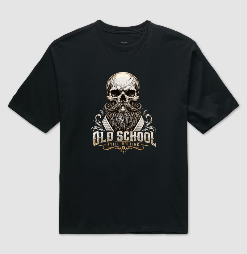 OLD SCHOOL — STILL ROLLING - Camiseta Oversized