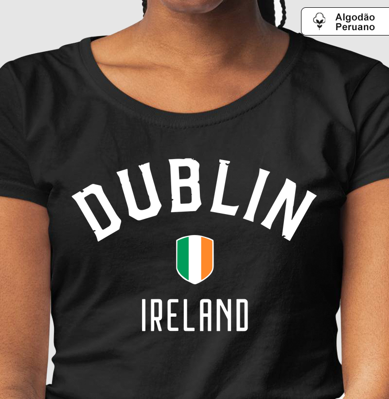 Camiseta Algodão Peruana - Dublin