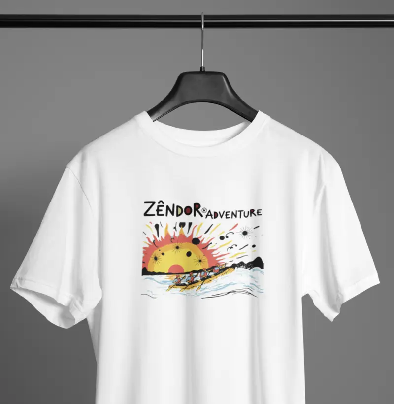 100 Sunny Rafting Art