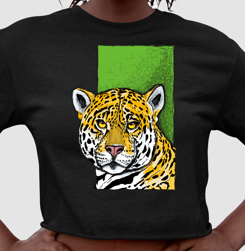 Cropped Onça Pintada