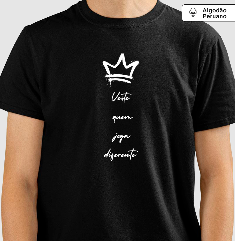 Camiseta Algodão Peruano Coroa