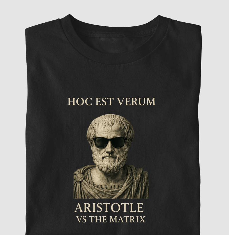 Camiseta Aristóteles vs. Matrix