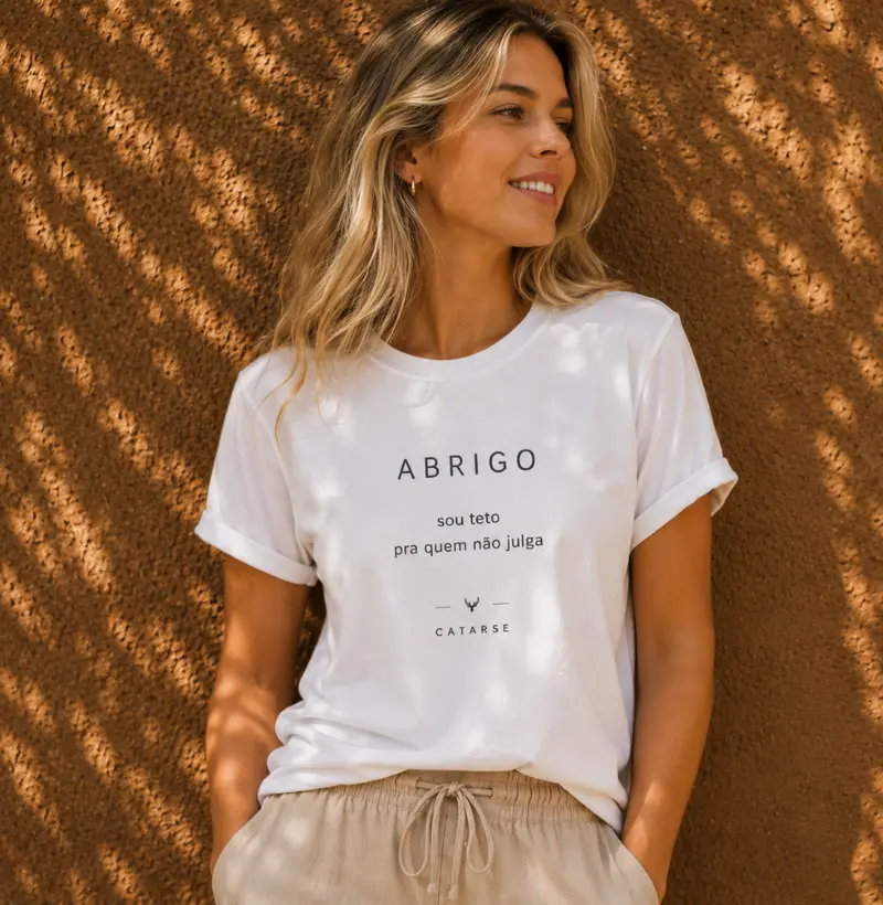 ABRIGO — “sou teto pra quem não julga”