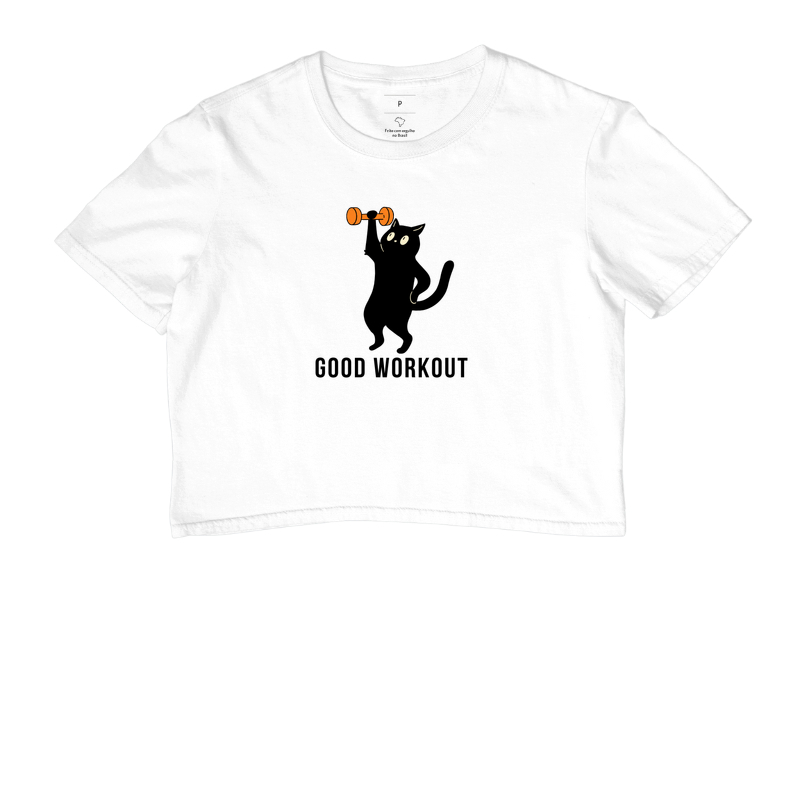 Cropped Good Workout Gato No Foco 5