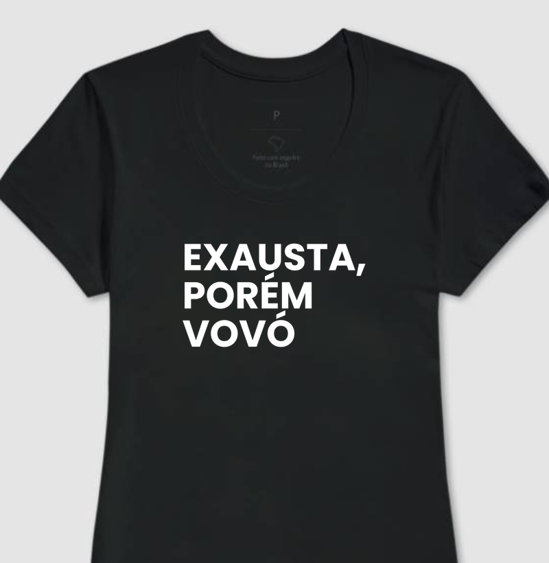 Exausta, porém vovó