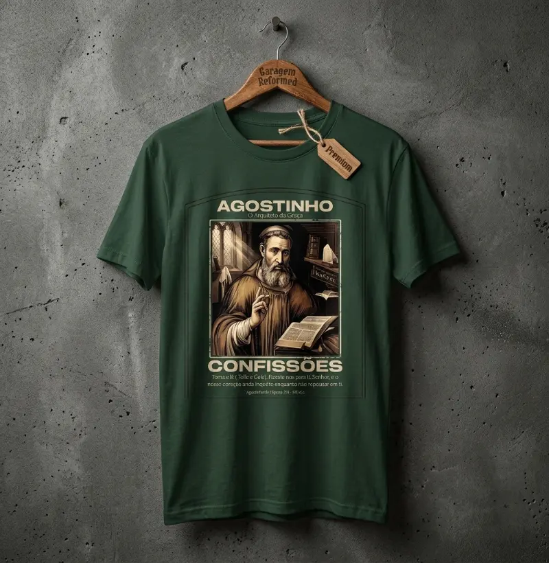 Confissões "Agostinho de Hipona" - Camiseta