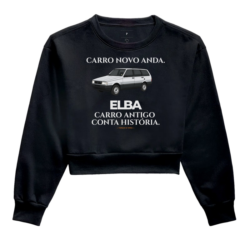 Carro novo anda - ELBA - Cropped Moletom