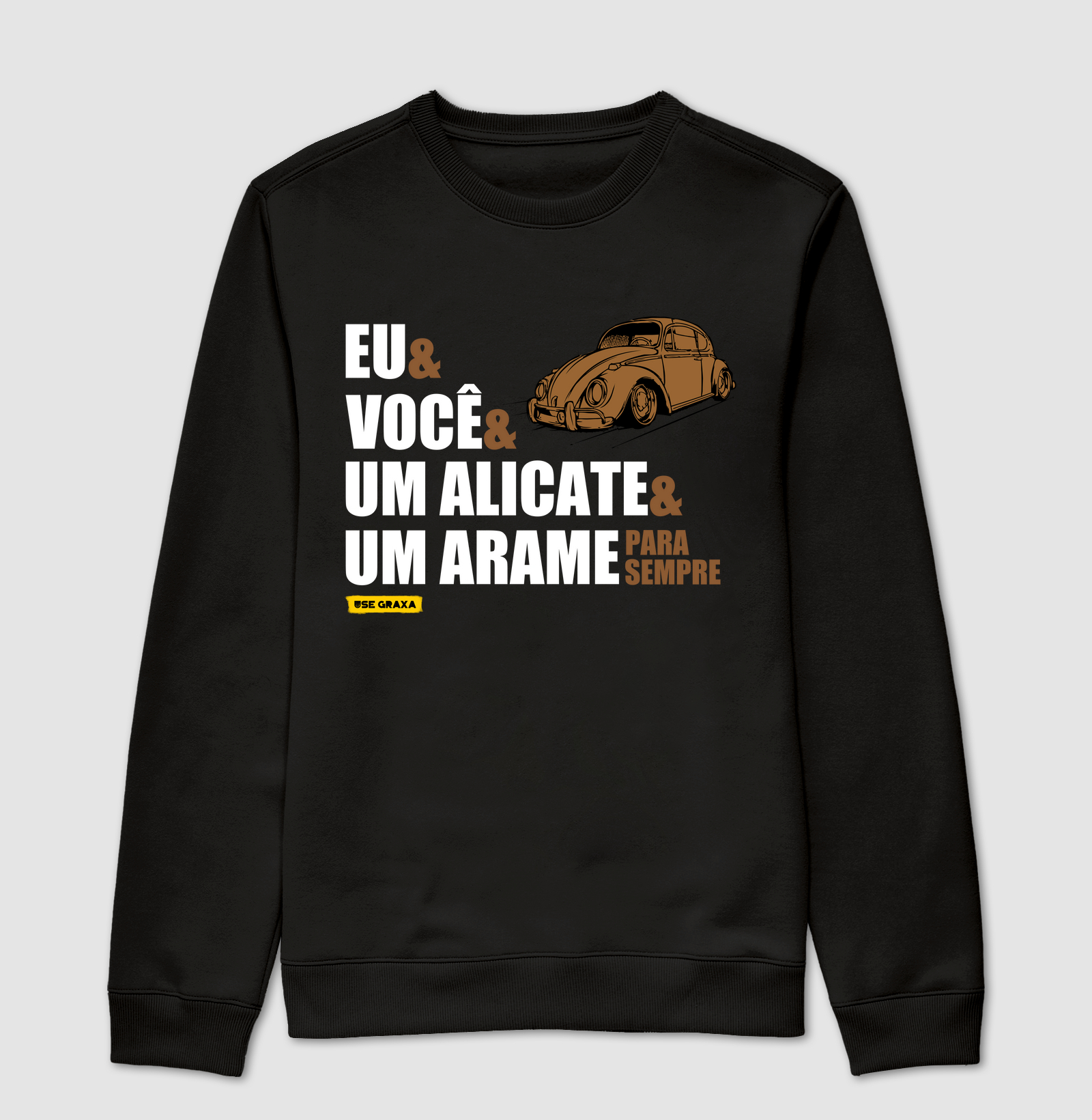 Eu e Você Para Sempre Fusca Marrom