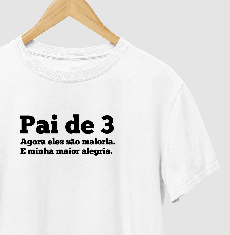 Pai de 3, a maior alegria