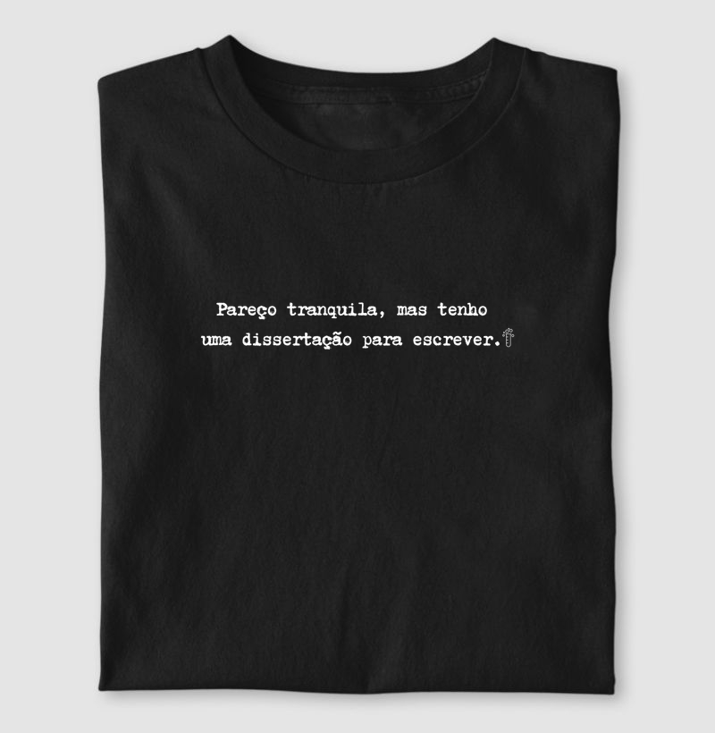 Pareço Tranquila - Dissertação