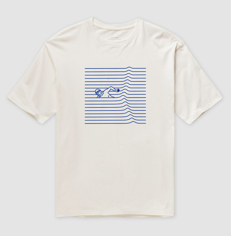 Nado em Linhas - Camiseta Oversized