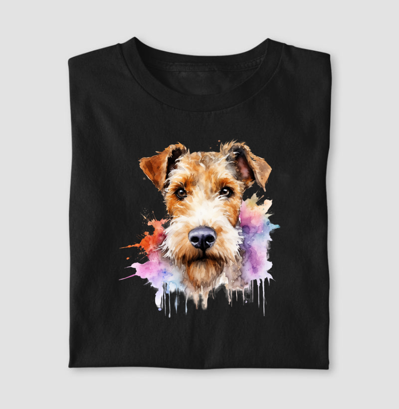 Wire Fox Terrier aquarela