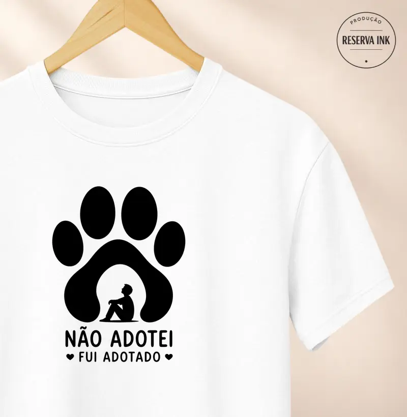 Não adotei - fui adotado