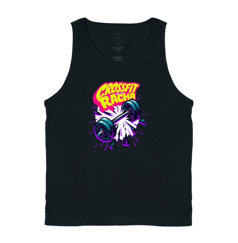 Camiseta CrossFit Vai ou Racha