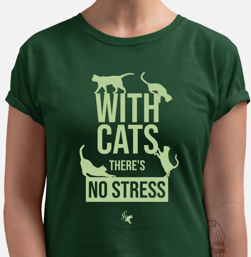 WITH CATS THERE'S NO STRESS - COLORS