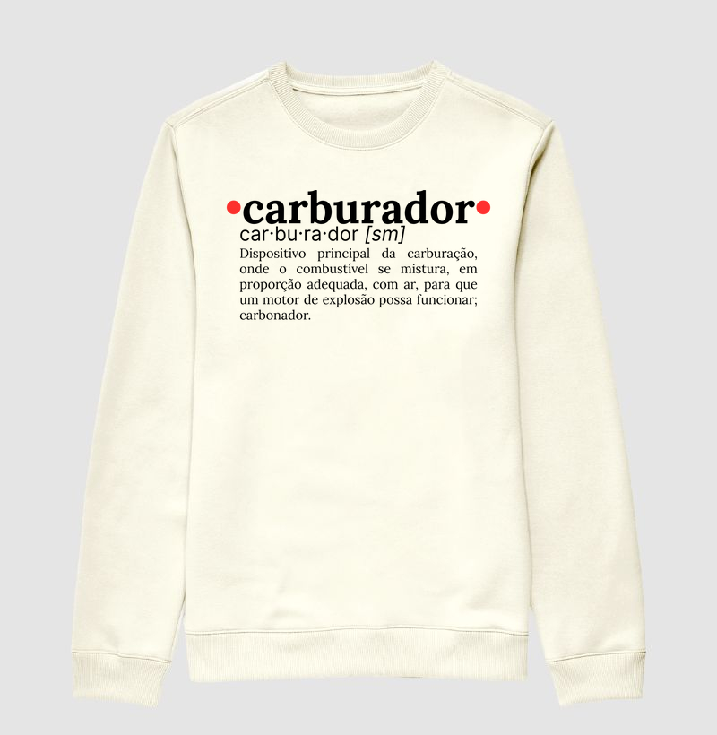 Suéter Carburador Verbete