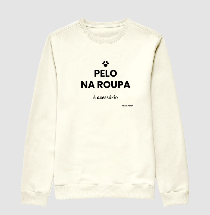 SUÉTER MOLETOM PELO NA ROUPA - Suéter Moletom
