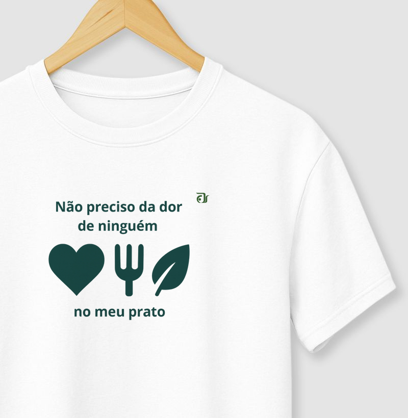Não preciso da dor de ninguém no meu prato