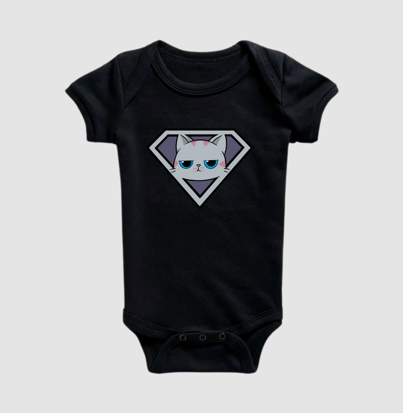 Camiseta Gato Sincero - Body Infantil
