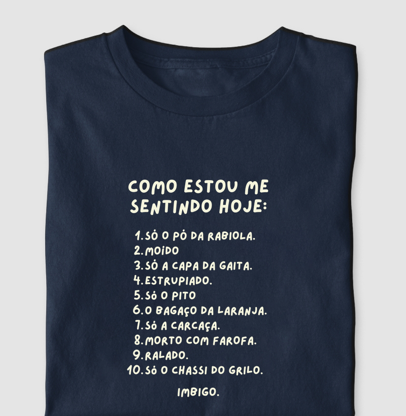 Como estou me sentindo hoje?