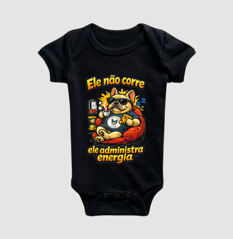 Ele não corre, ele administra energia!