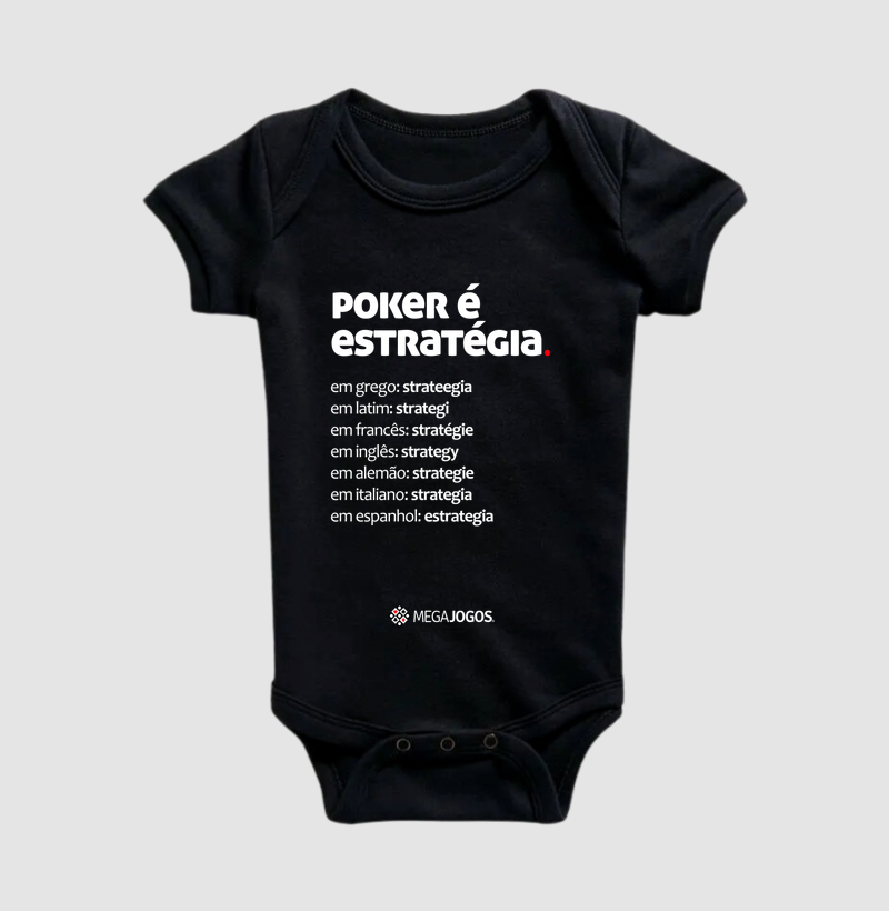Poker é estratégia.