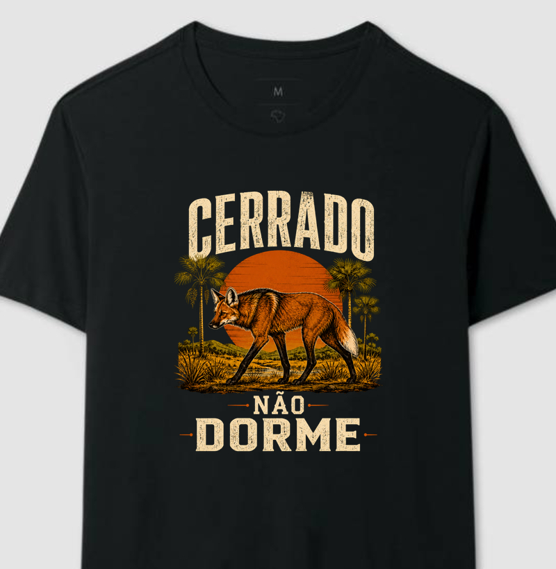 Camiseta Cerrado Não Dorme
