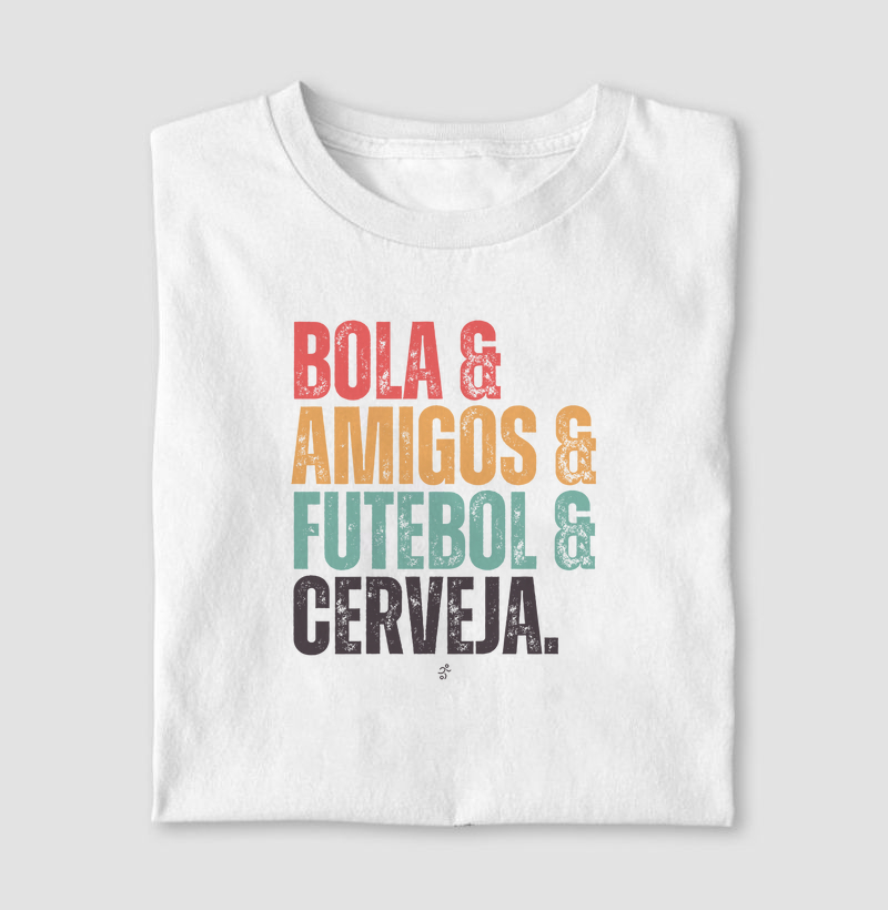 Bola, amigos, futebol e cerveja