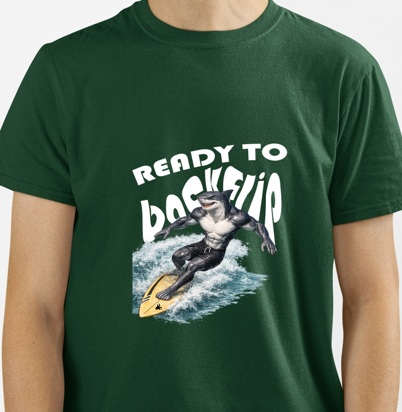 Camiseta Tubarão - Ready to Backflip