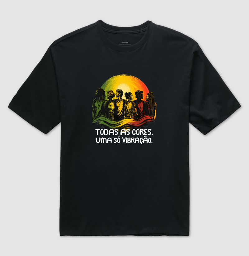 Todas as cores - Camiseta Oversized