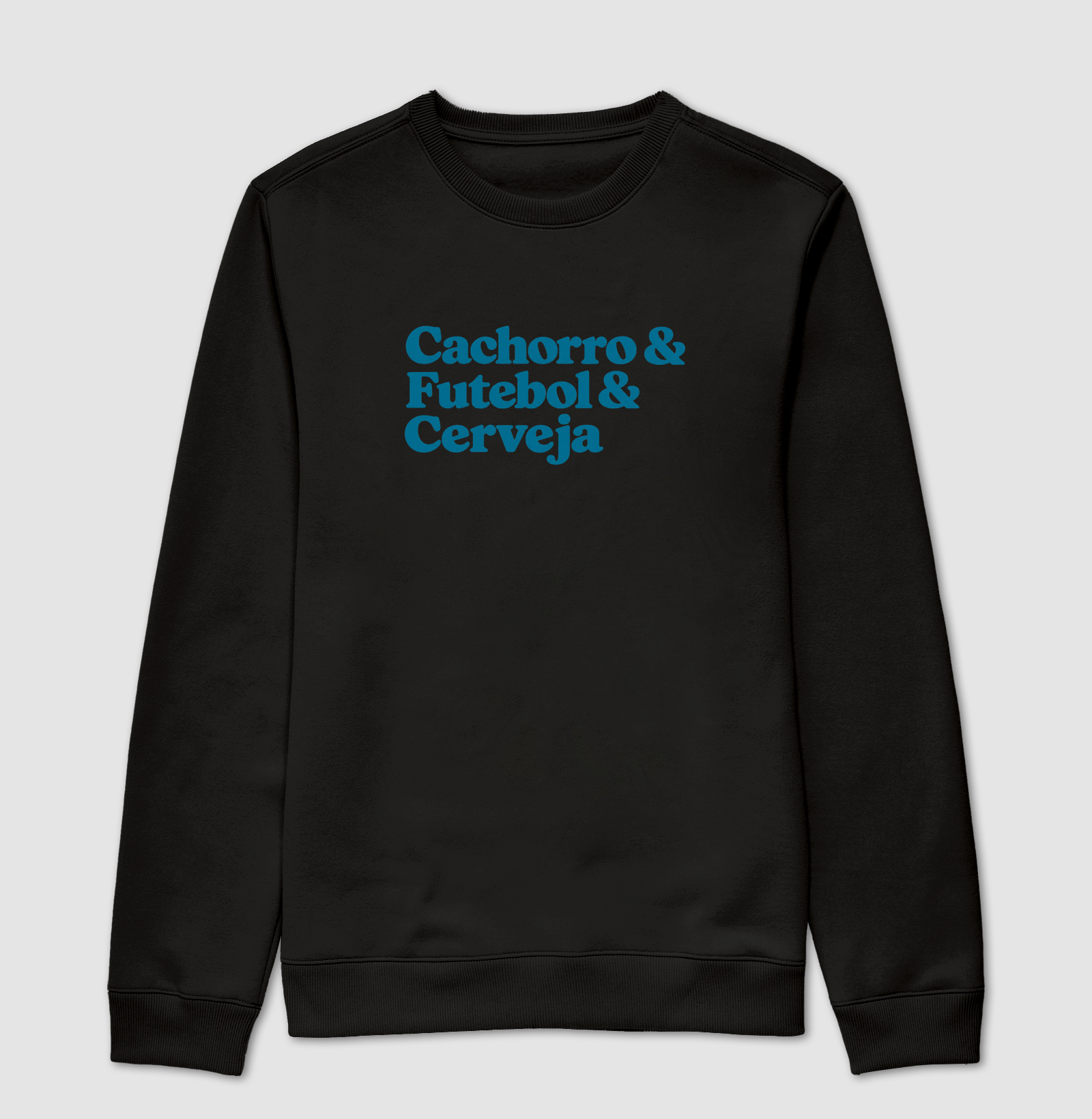 Cachorro & Futebol & Cerveja - Suéter Moletom
