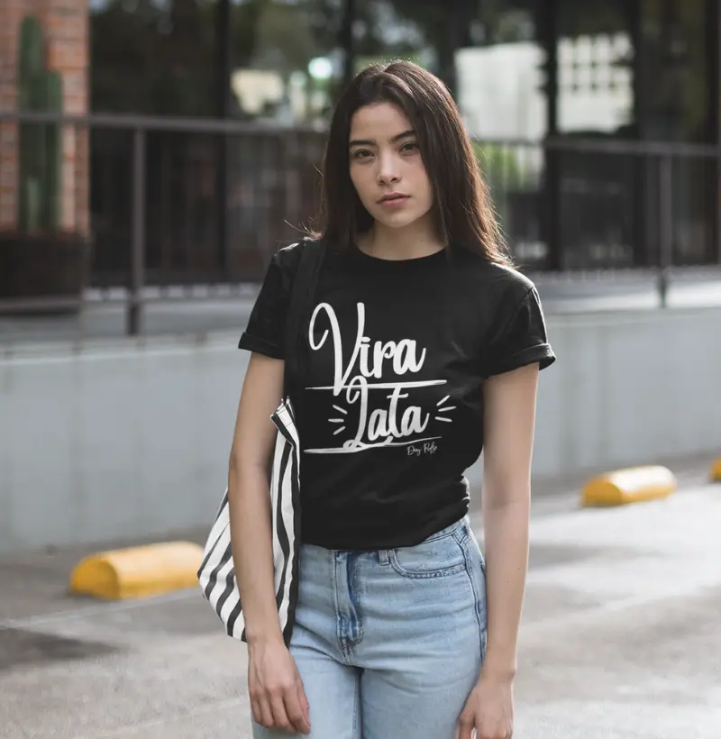 Camiseta Dog Pulse Positive Vibes Vira Lata