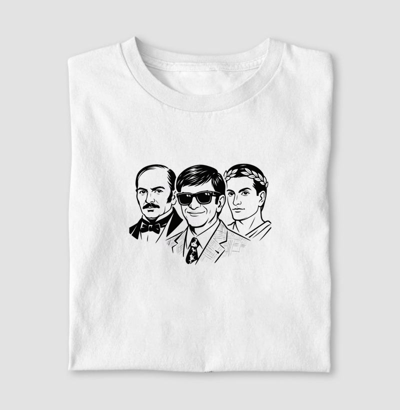 Kardec, Chico e Emmanuel (T-Shirt e Baby Look)