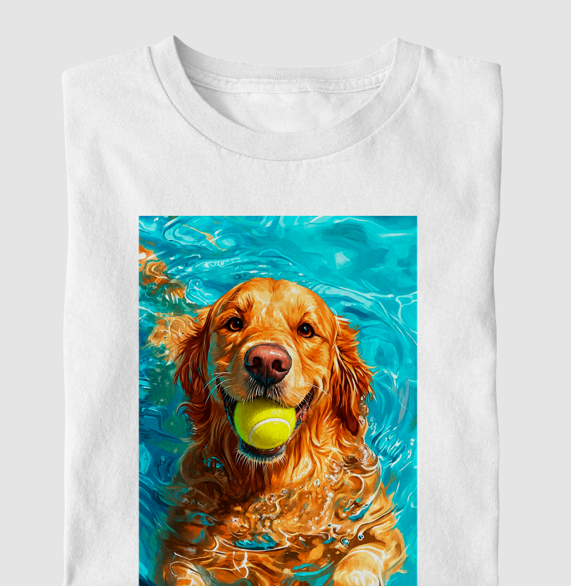 🎾 Golden Splash - Camiseta Infantil
